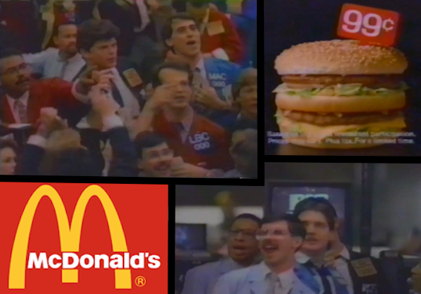 1989 McDonalds spot